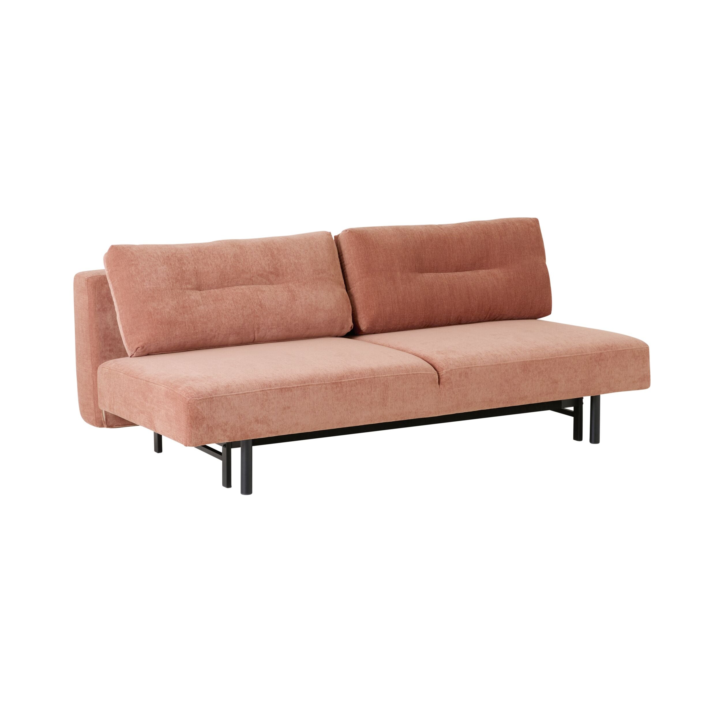 Pull-Out Sofa Bed with Pocket Springs Almond