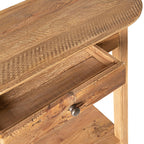 Console en bois de récupération avec tiroir
