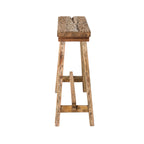 Console en bois recyclé mixte 120cm