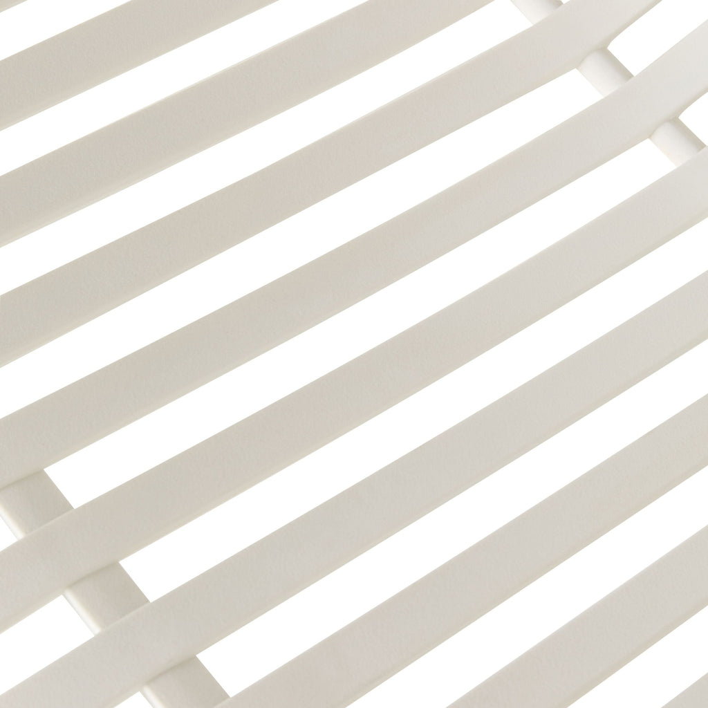UV Stabilised Plastic Outdoor Chair White