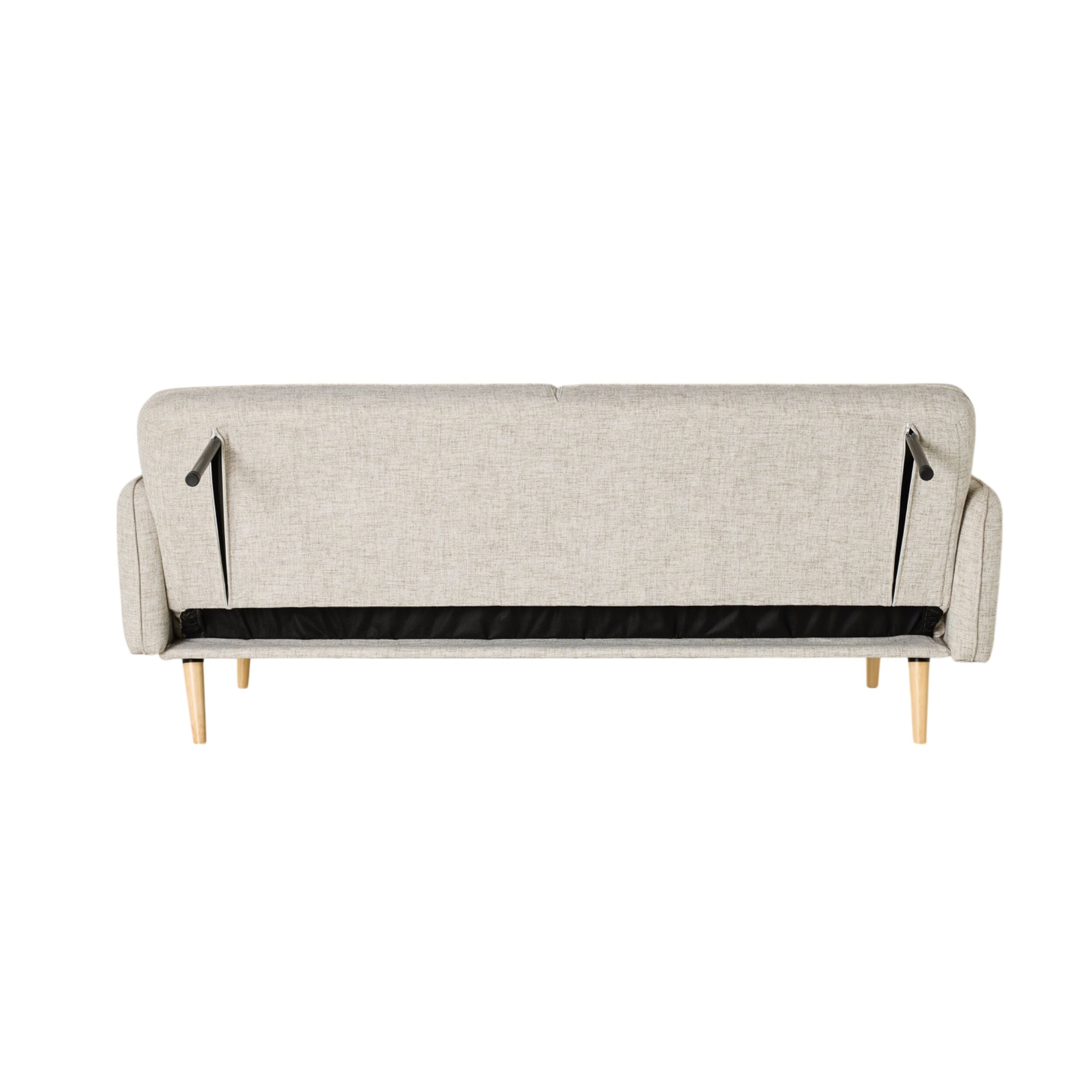 Click-Clack Sofa Bed Champagne Textured Weave