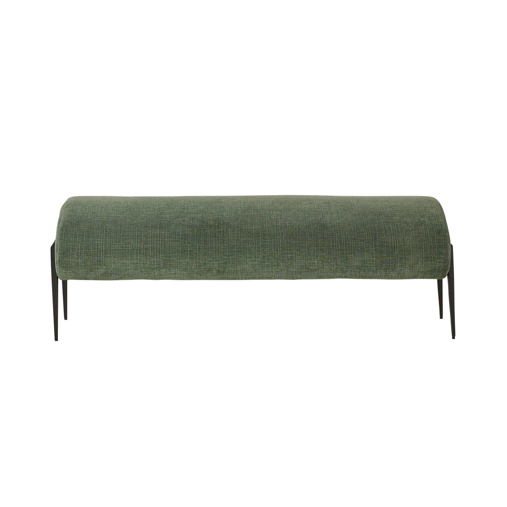Upholstered Bench Solace Moss Green