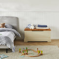 Hamptons Pine Timber Blanket Box White