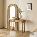 Console 2 tiroirs en bois de manguier massif 120 cm