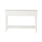 Console de style provincial français, patine antique blanche