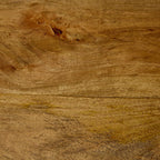 Console 2 tiroirs en bois de manguier massif 120 cm