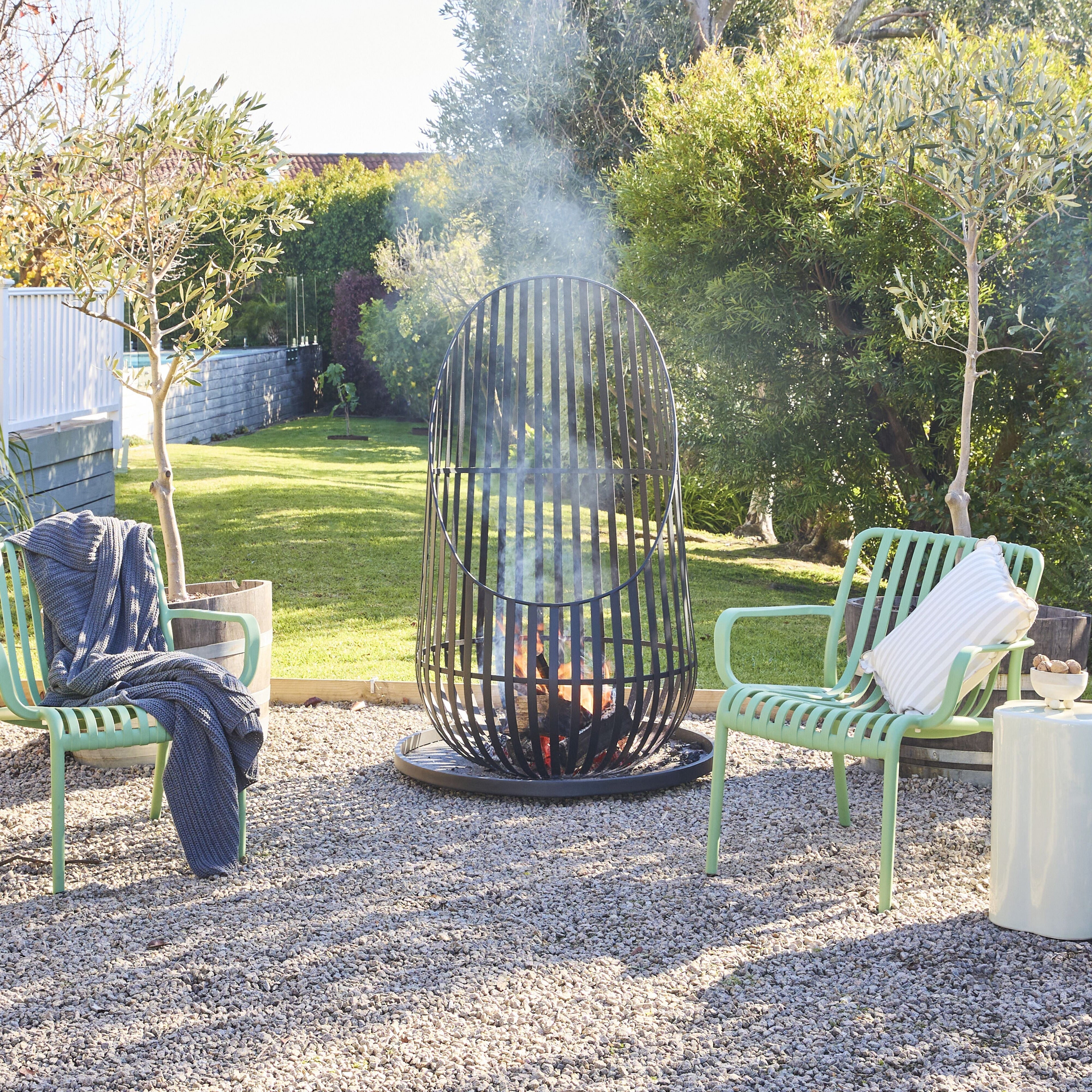 Angus Fire Pit 80x140cm