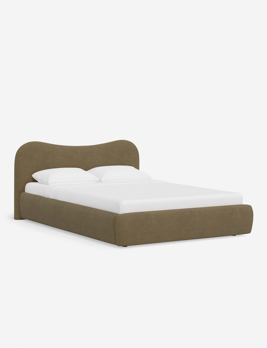 Gladys Low Profile Upholstered Platform Bed Frame