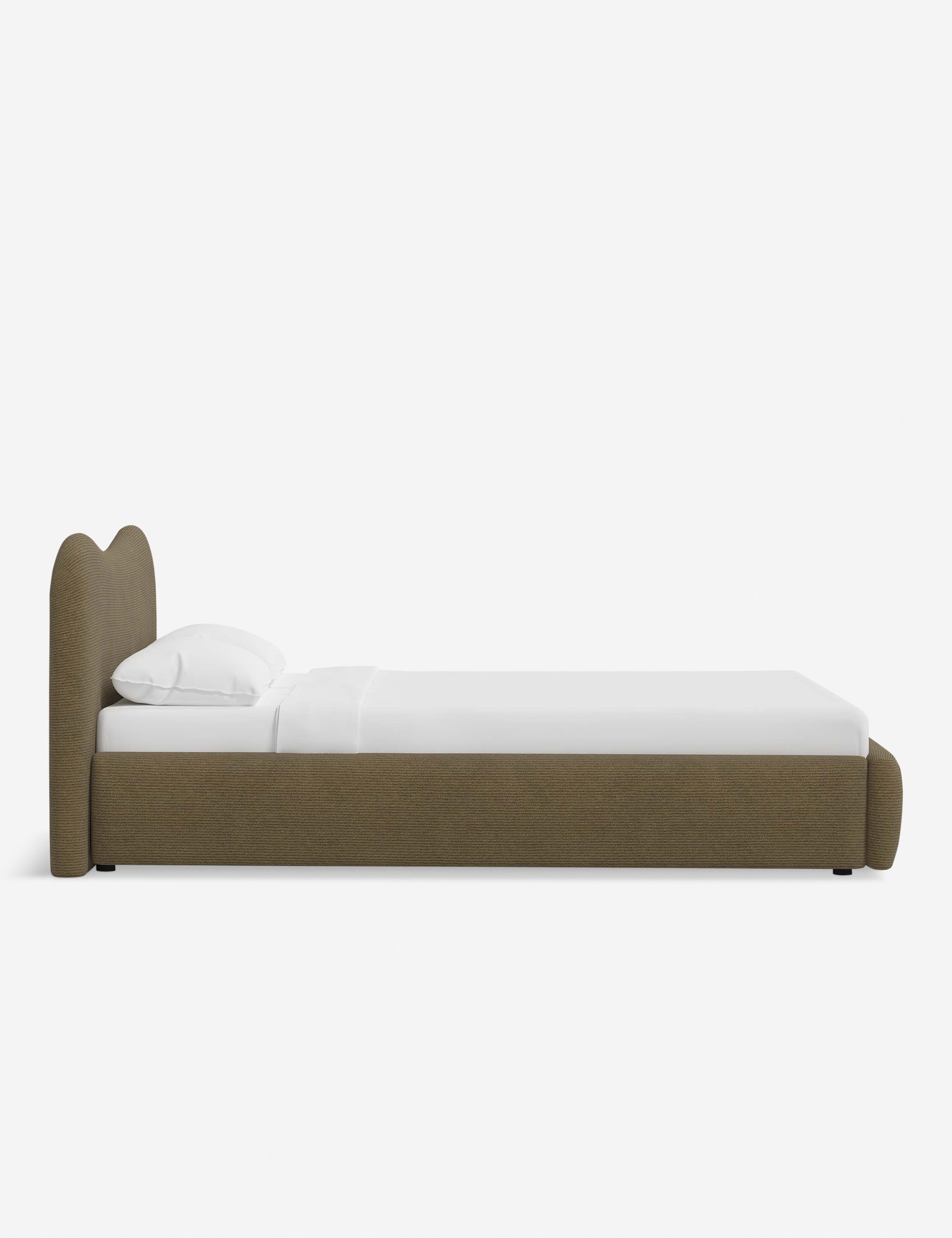 Gladys Low Profile Upholstered Platform Bed Frame