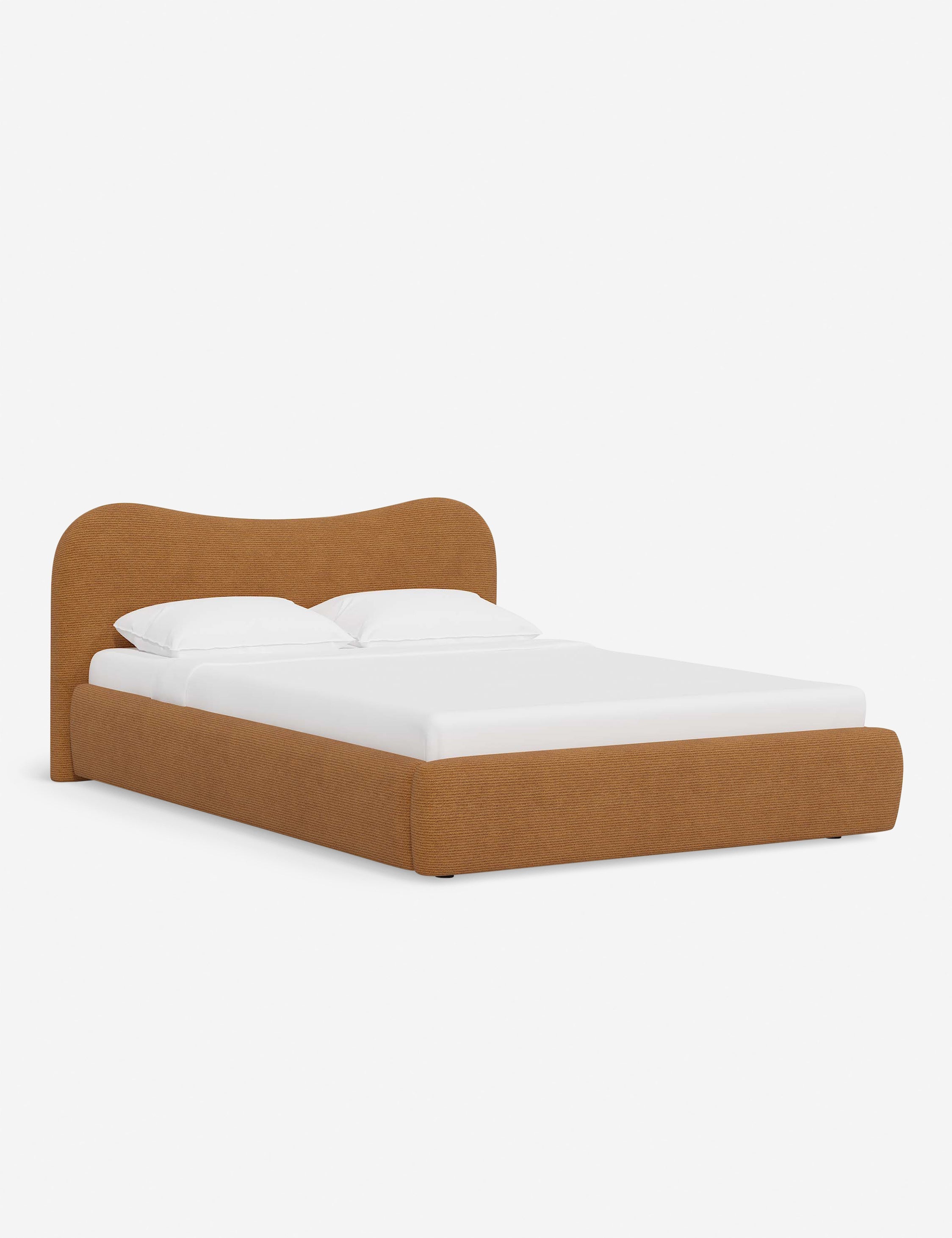 Gladys Low Profile Upholstered Platform Bed Frame