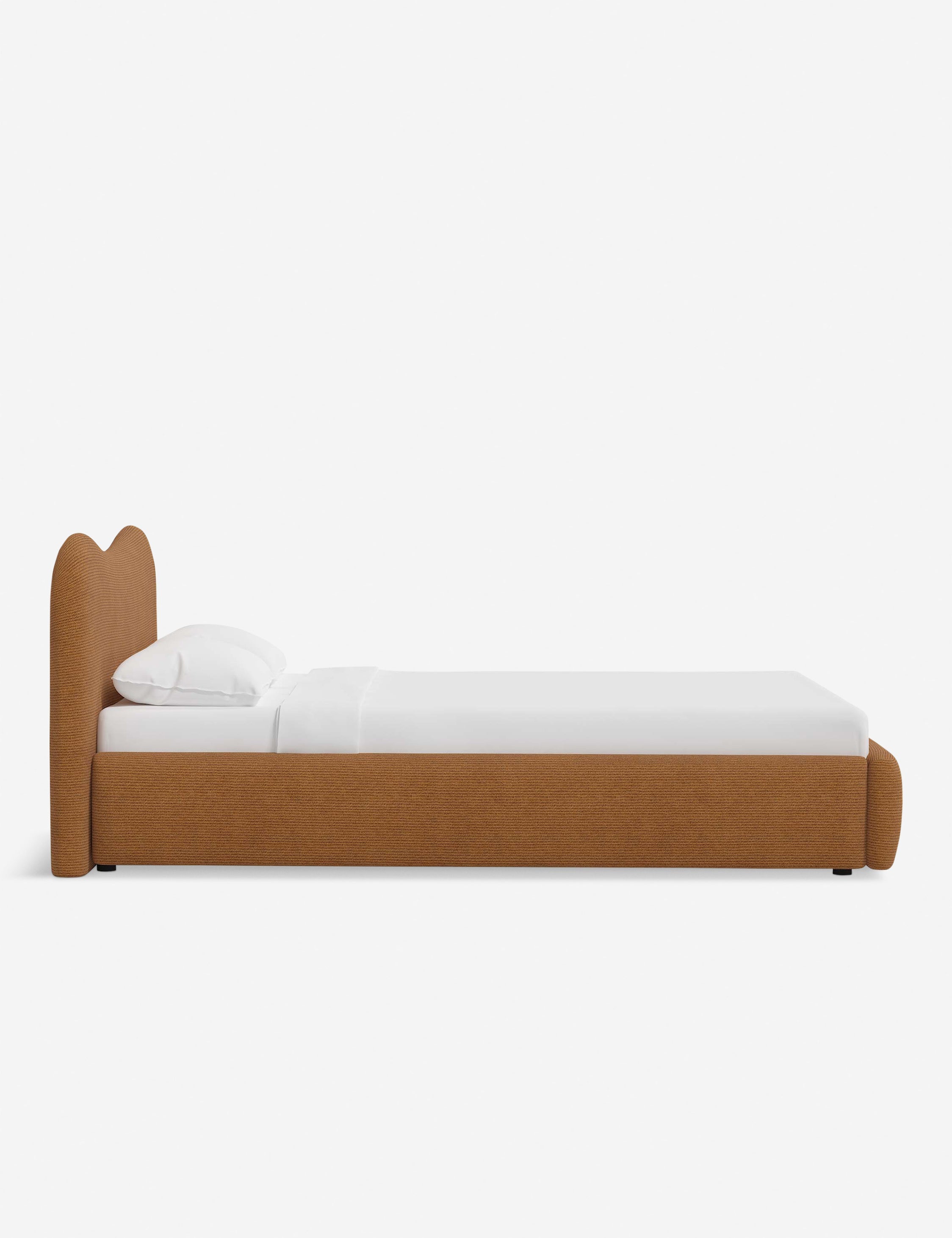 Gladys Low Profile Upholstered Platform Bed Frame