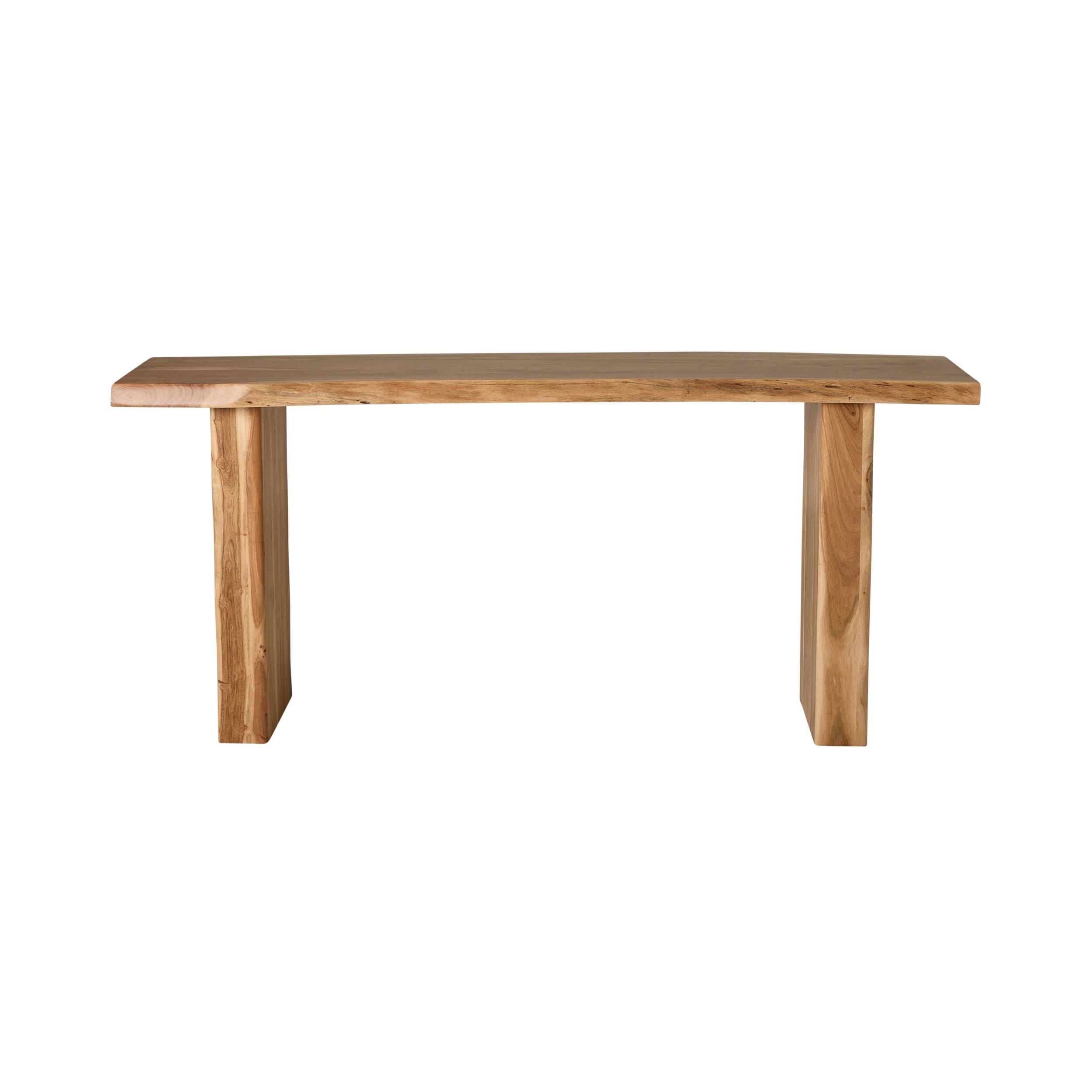 Live Edge Solid Acacia Console Table 180cm