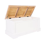 Coffre de rangement Hamptons en pin blanc