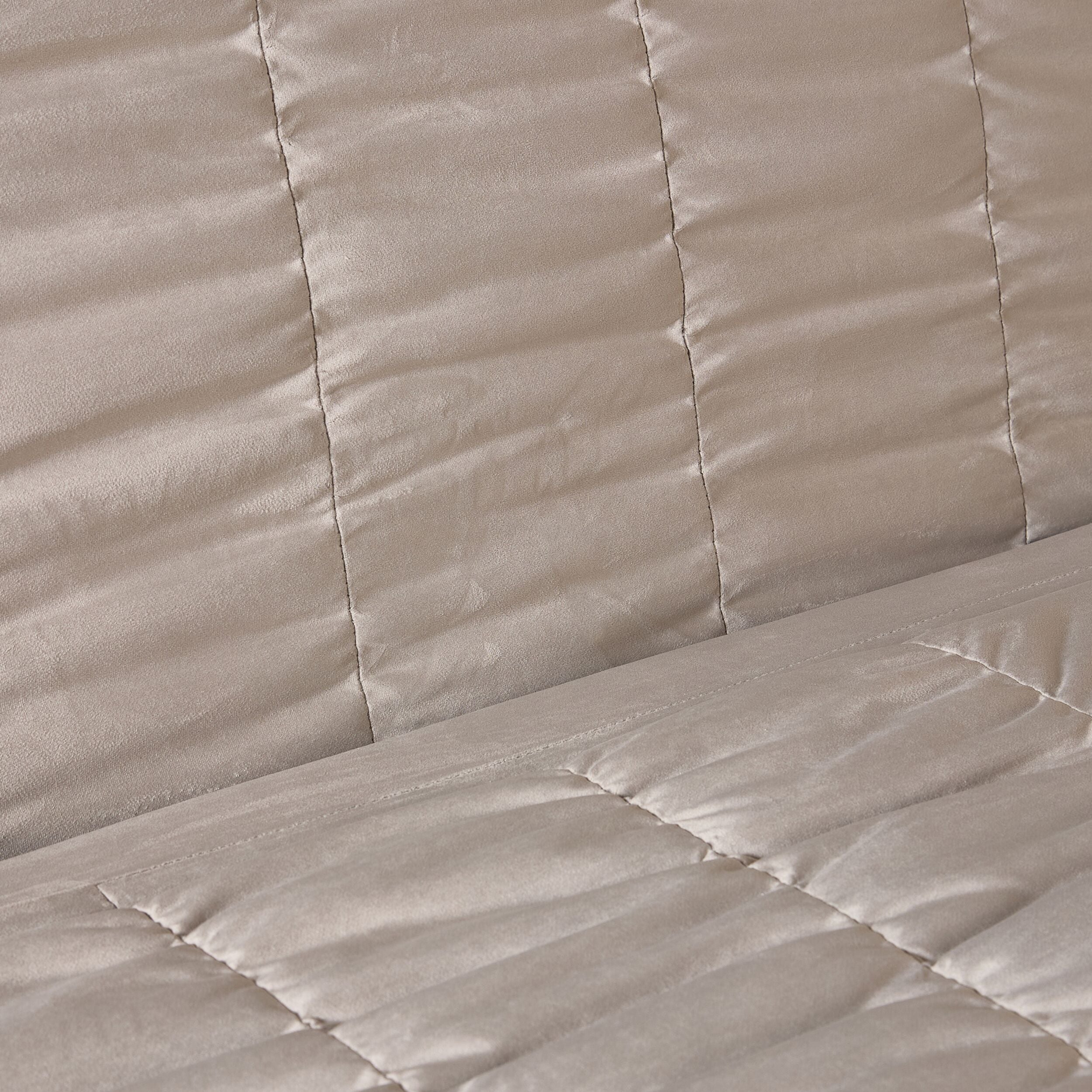 Velvet Double Sofa Bed Graphite