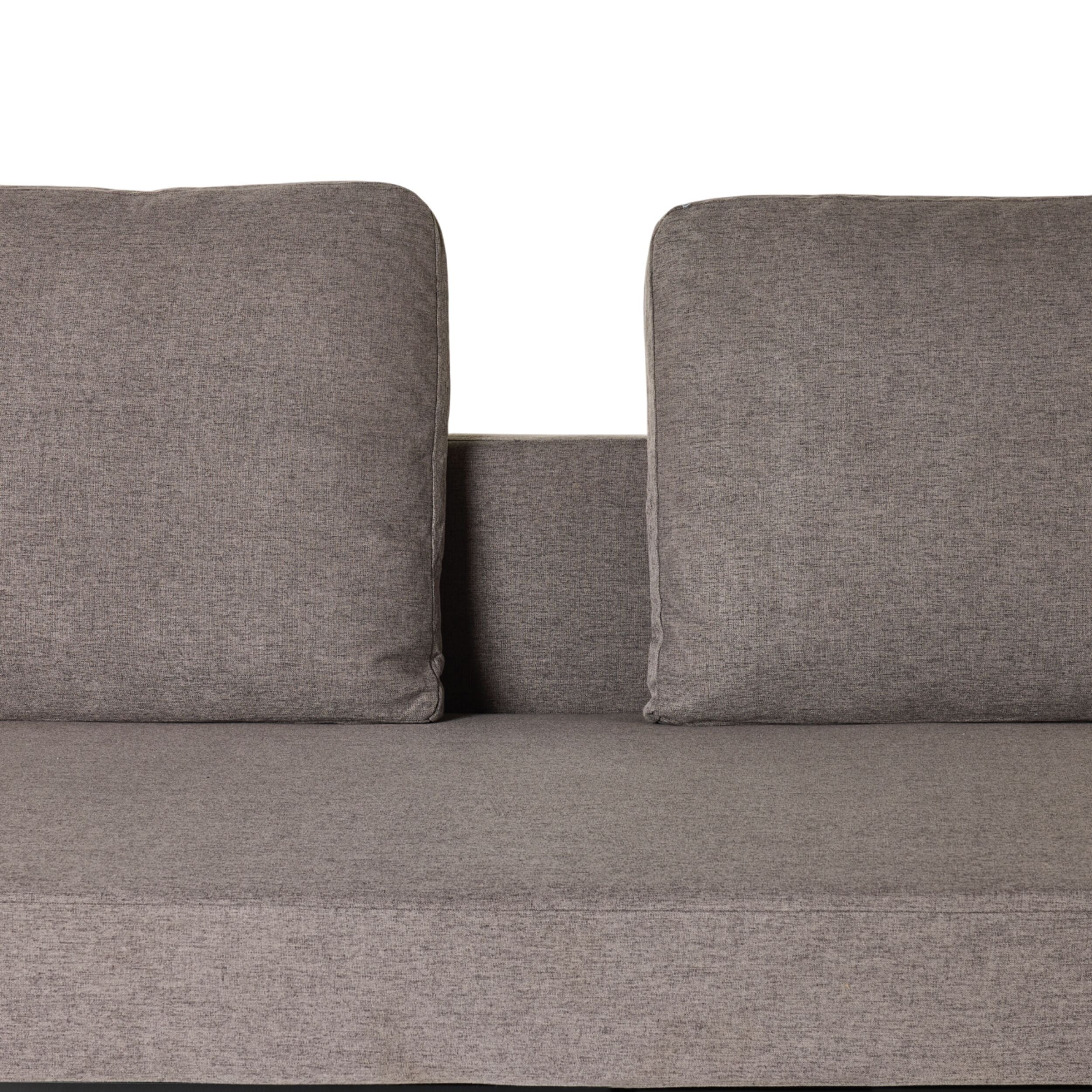 Flip-Down Sofa Bed Pebble Grey Polyester