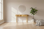 Console 2 tiroirs en bois de manguier massif 120 cm