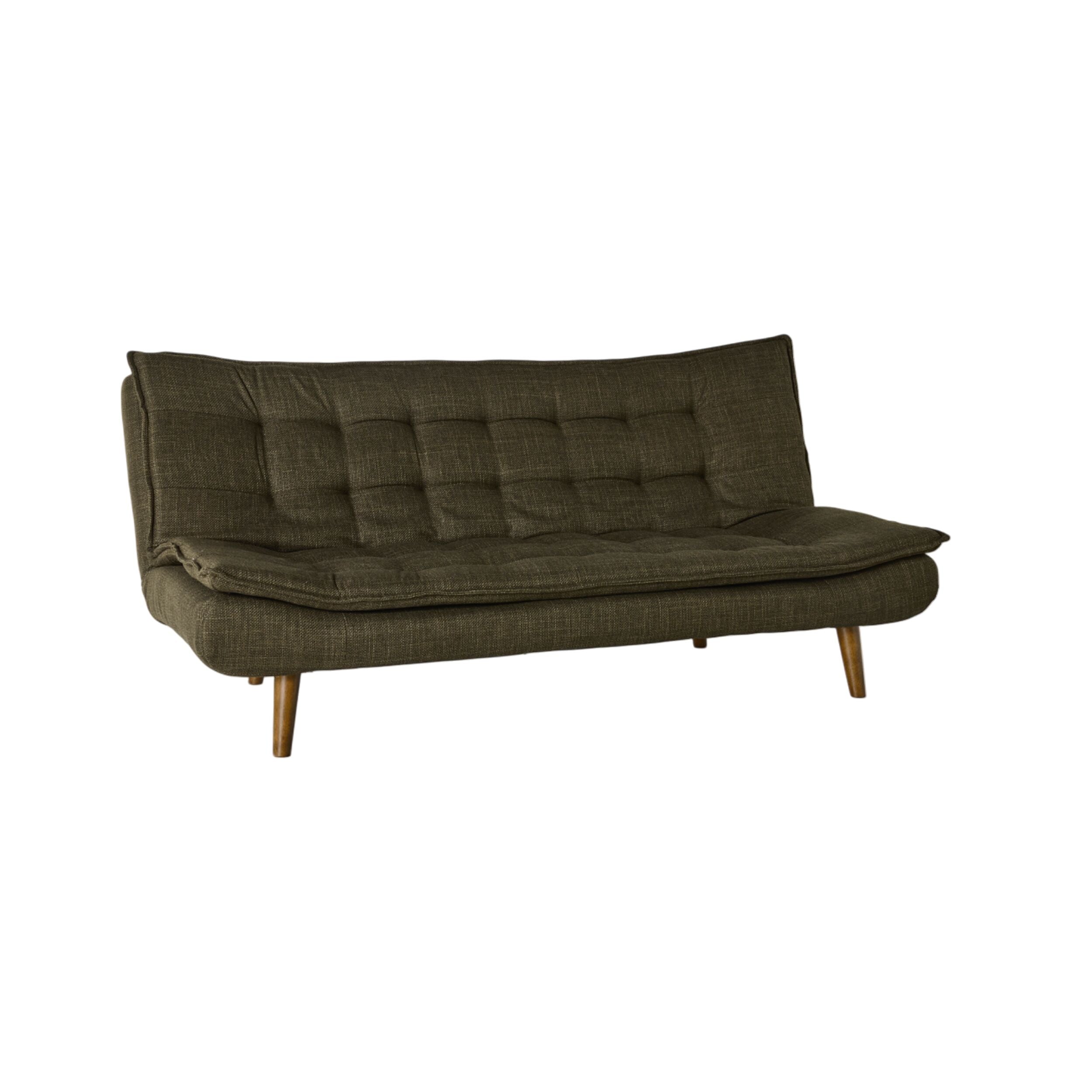 Click-Clack Sofa Bed Cypress Green Textured Weave