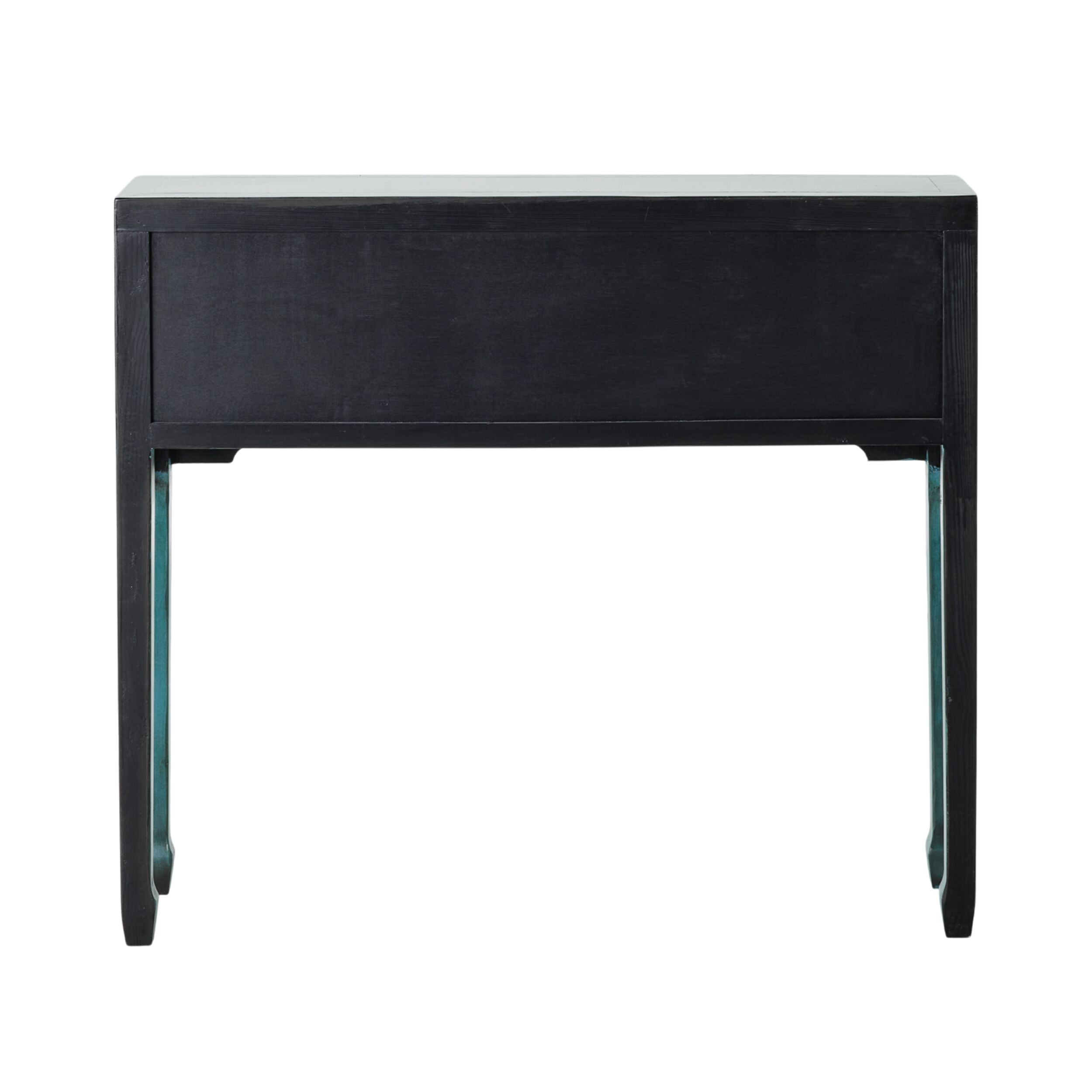 Chinese-Style Console 2 Door 6 Drawer Turquoise