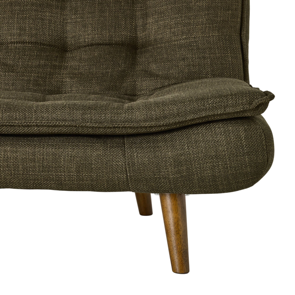 Click-Clack Sofa Bed Cypress Green Textured Weave