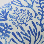 Coussin d'extérieur réversible récif de corail 35x55cm