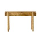 Console 2 tiroirs en bois de manguier massif 120 cm