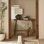 Console en bois recyclé mixte 120cm
