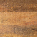 Console en bois de manguier avec cadre noir de style loft