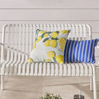 Coussin d'extérieur réversible Limone Tile 45x45cm