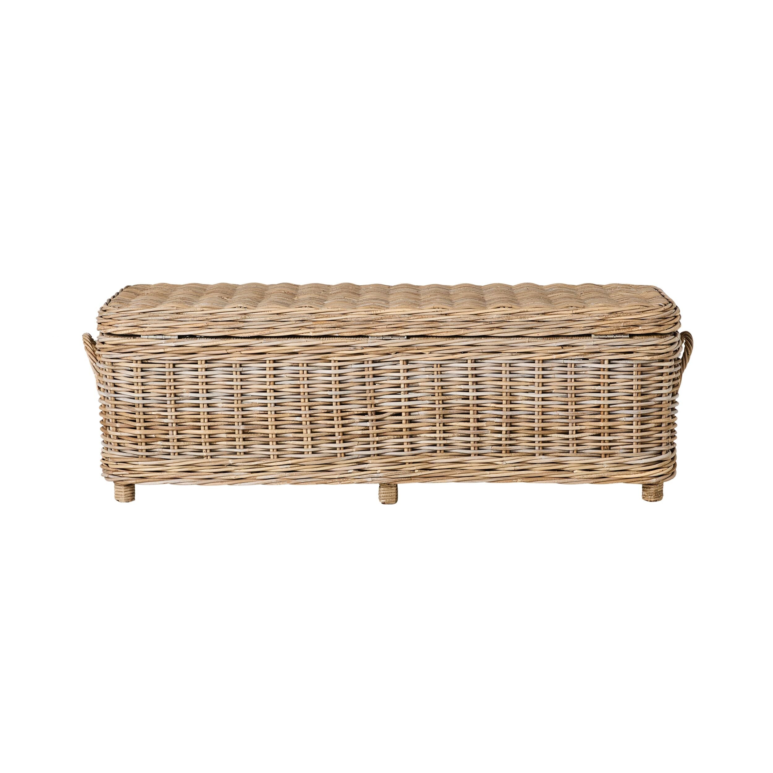 Kubu Rattan Storage Trunk Natural 135cm