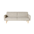 Click-Clack Sofa Bed Champagne Textured Weave