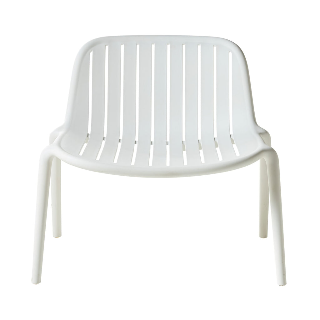 Polypropylene Stackable Outdoor Chair White