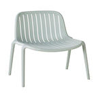 Chaise d'extérieur empilable en polypropylène vert gomme