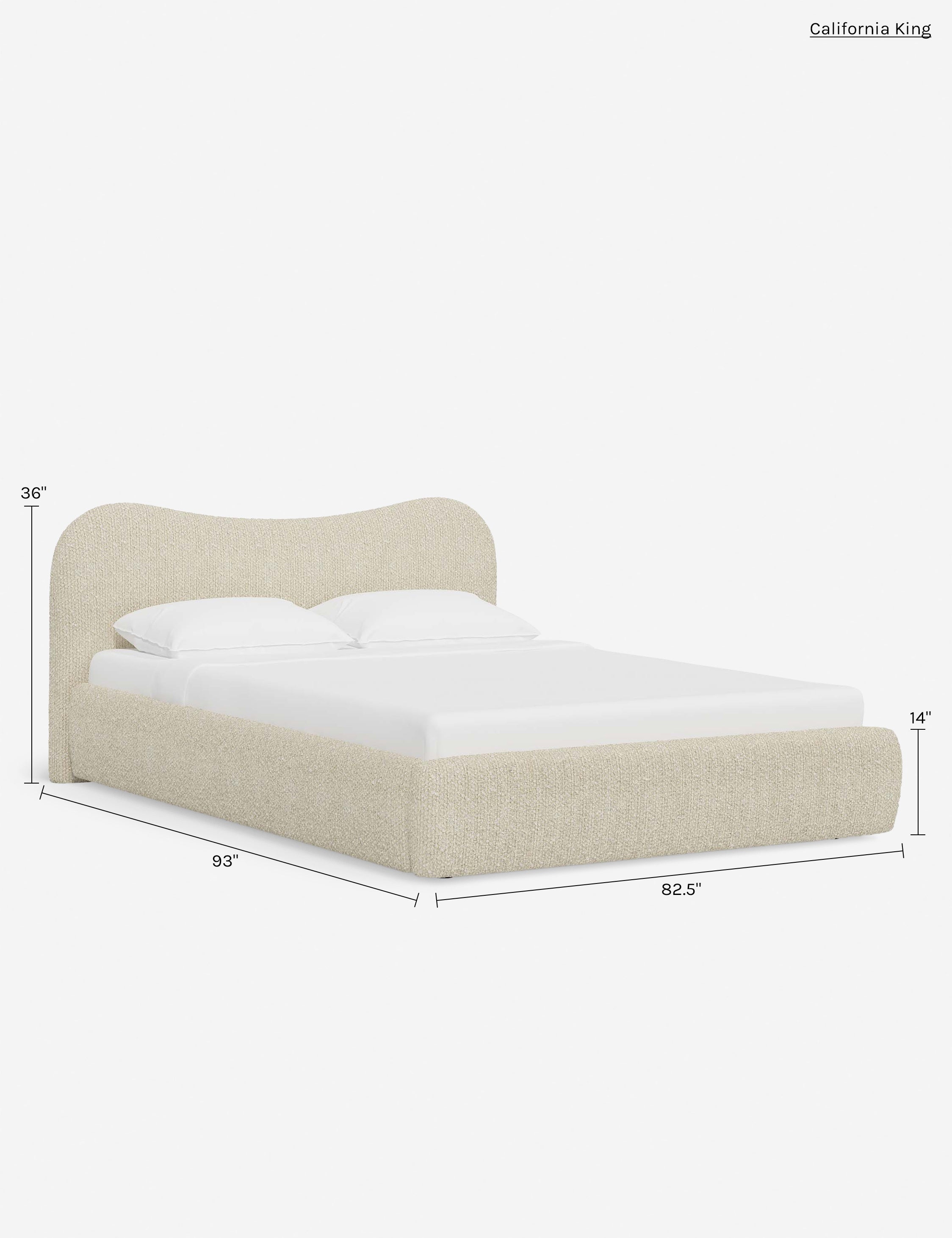 Gladys Low Profile Upholstered Platform Bed Frame