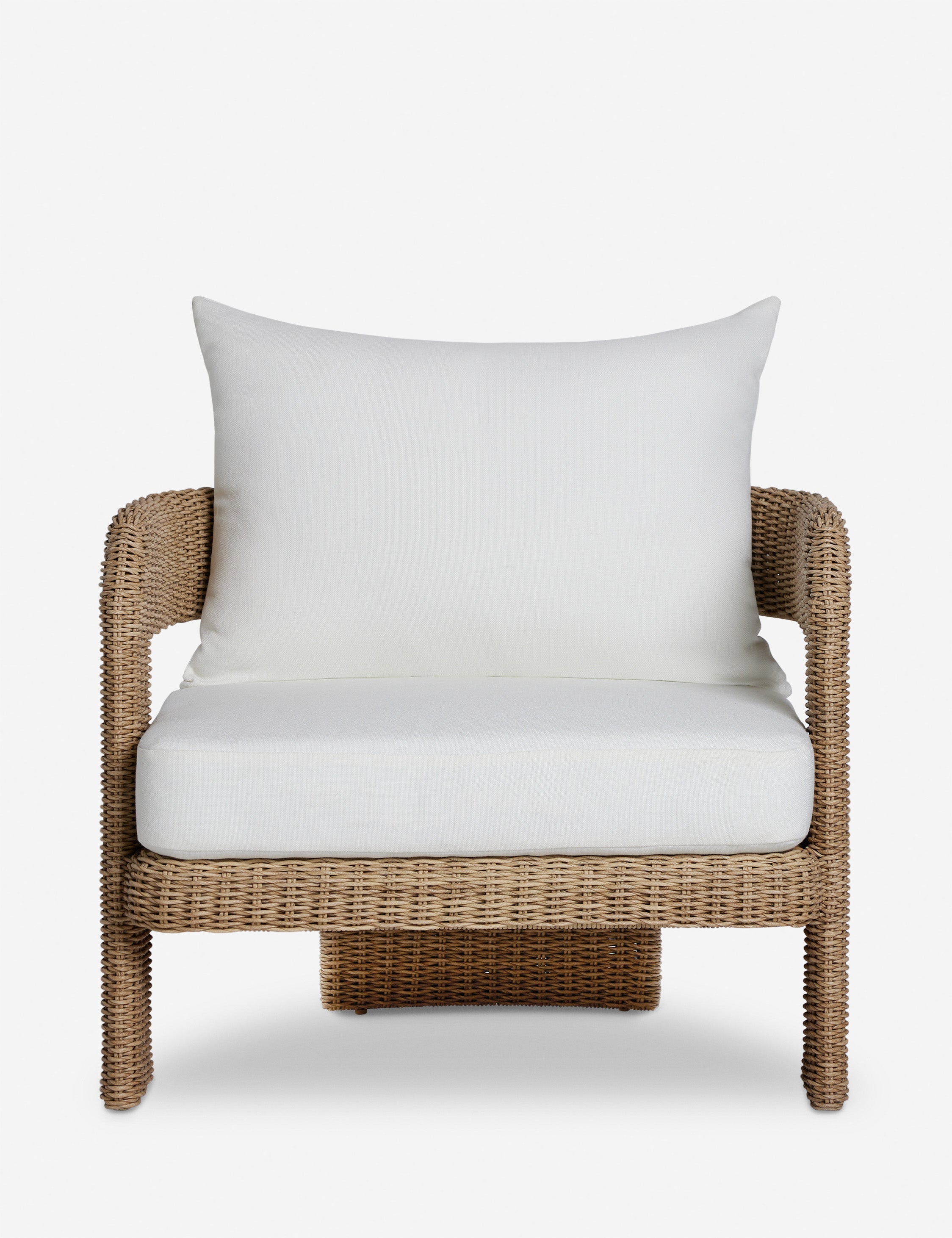 Hadler Outdoor Accent Chair, Ivory
