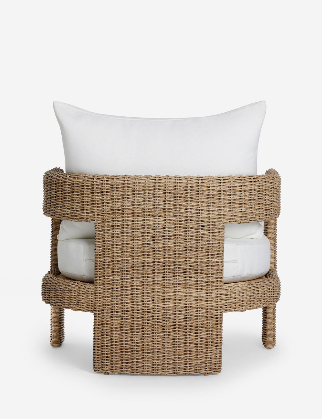 Hadler Outdoor Accent Chair, Ivory
