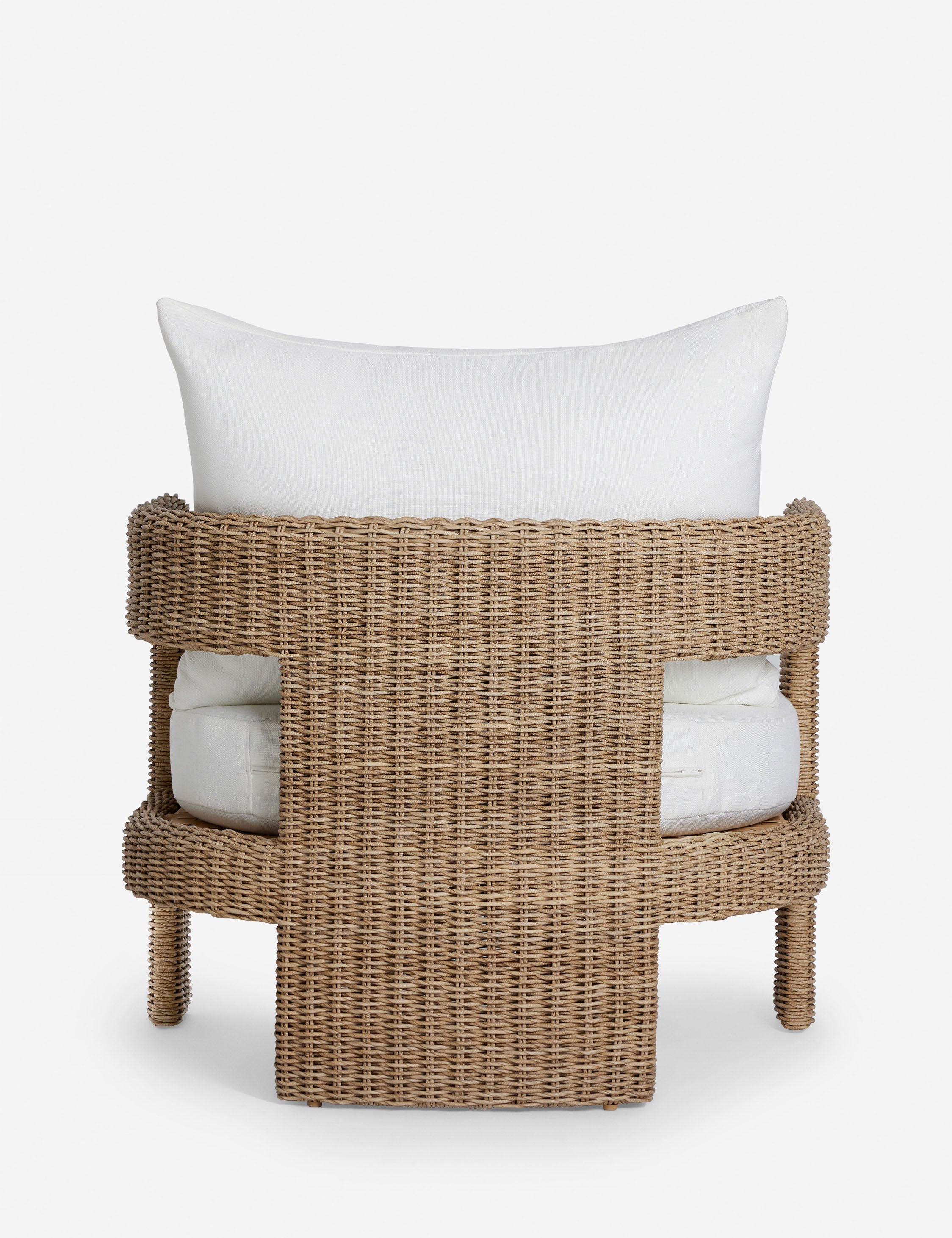 Hadler Outdoor Accent Chair, Ivory