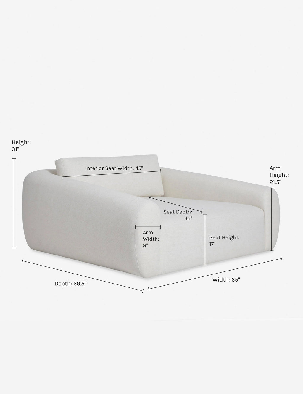 Harlowe Media Lounger
