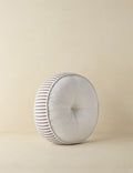 Littu Indoor Outdoor Striped Round Disc Pillow