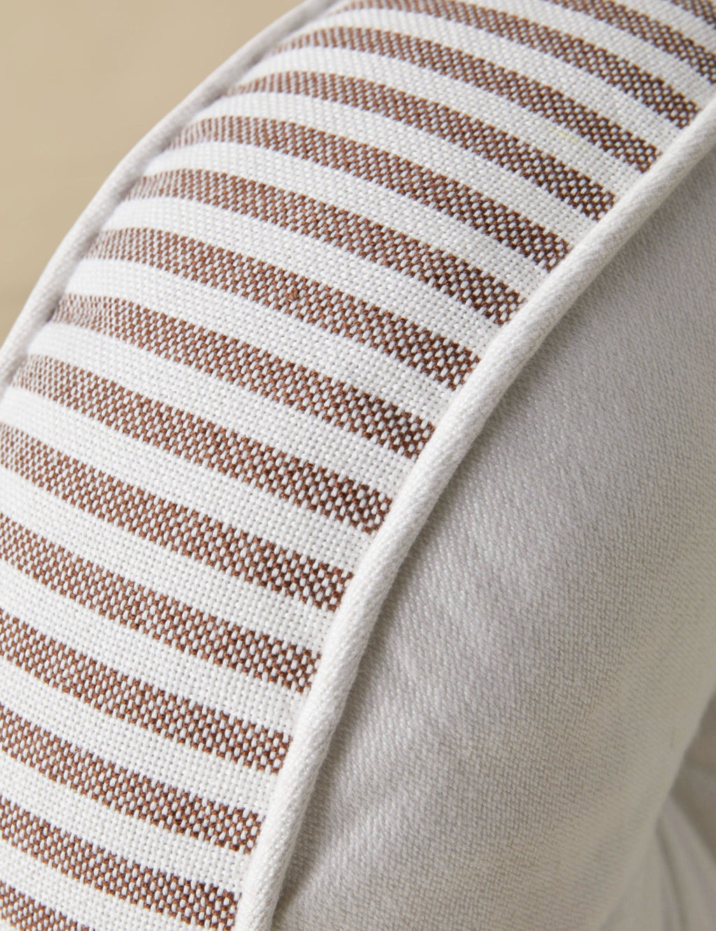 Littu Indoor Outdoor Striped Round Disc Pillow