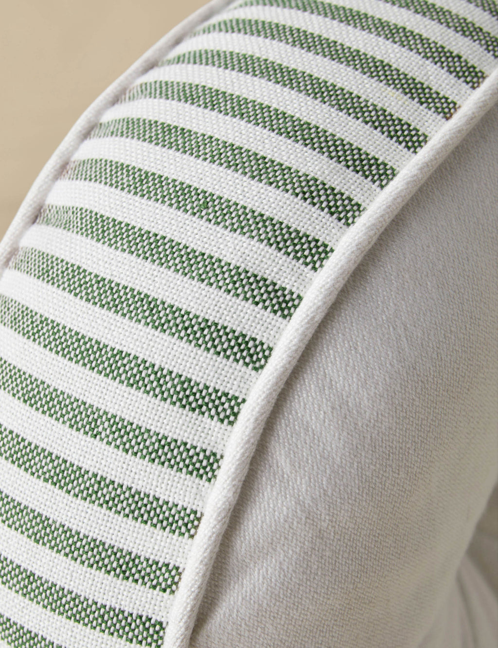 Littu Indoor Outdoor Striped Round Disc Pillow