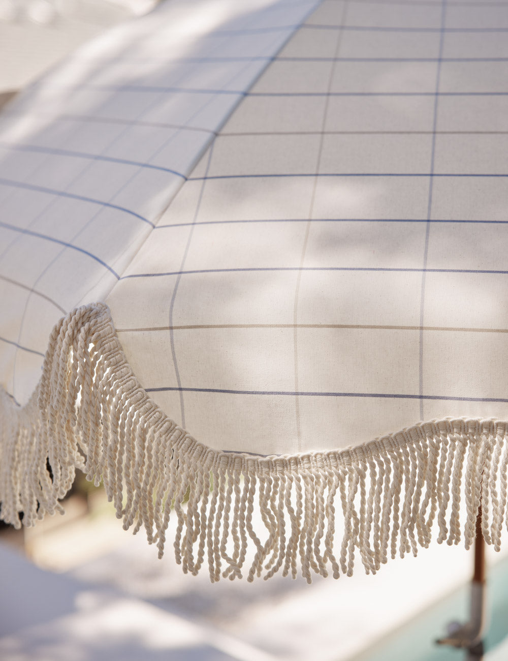 Premium Fringed Outdoor Patio Beach Umbrella