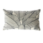 Coussin d'extérieur réversible Feuille de palmier 40x70cm