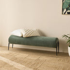 Banc rembourré Solace Vert Mousse
