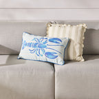 Coussin d'extérieur réversible Homard Nageur 35x55cm