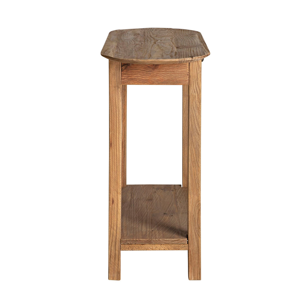 Reclaimed Timber Console Table with Drawer