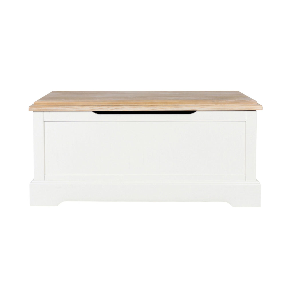 Hamptons Pine Timber Blanket Box White