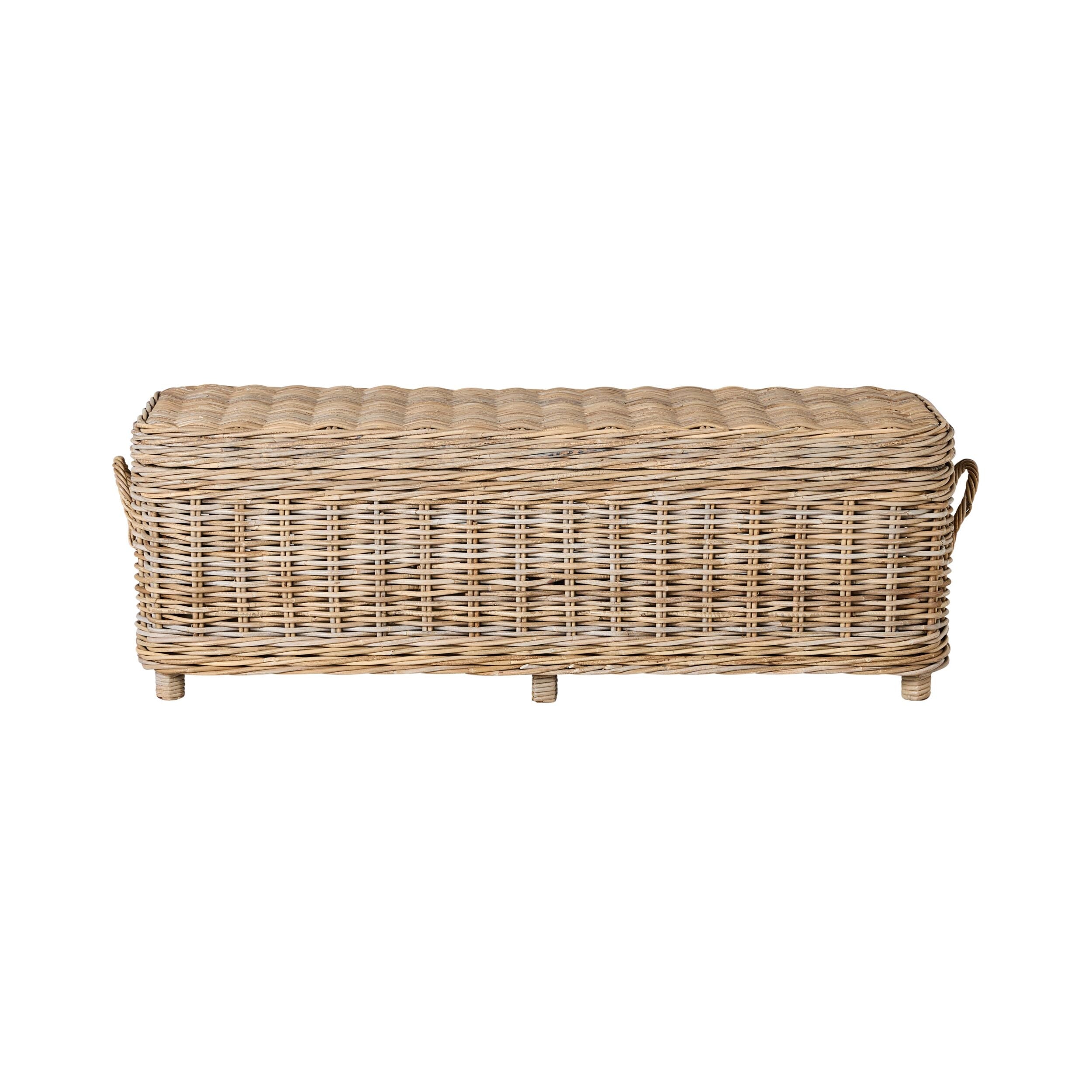 Kubu Rattan Storage Trunk Natural 135cm