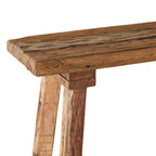 Console en bois recyclé mixte 120cm