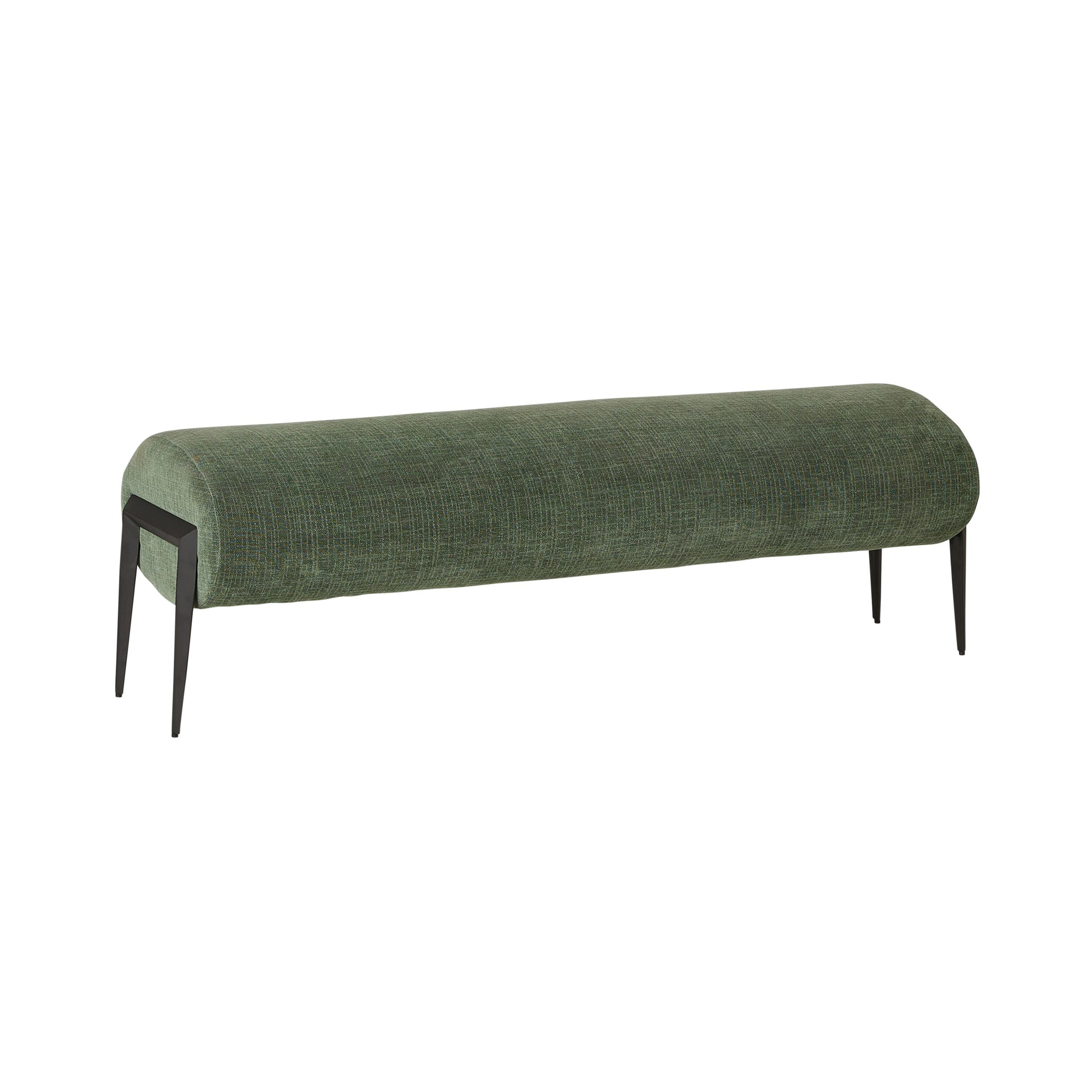 Upholstered Bench Solace Moss Green