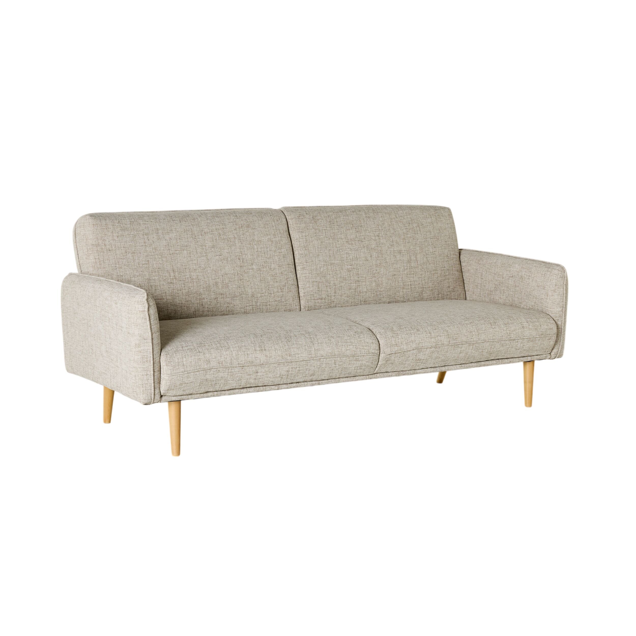 Click-Clack Sofa Bed Champagne Textured Weave